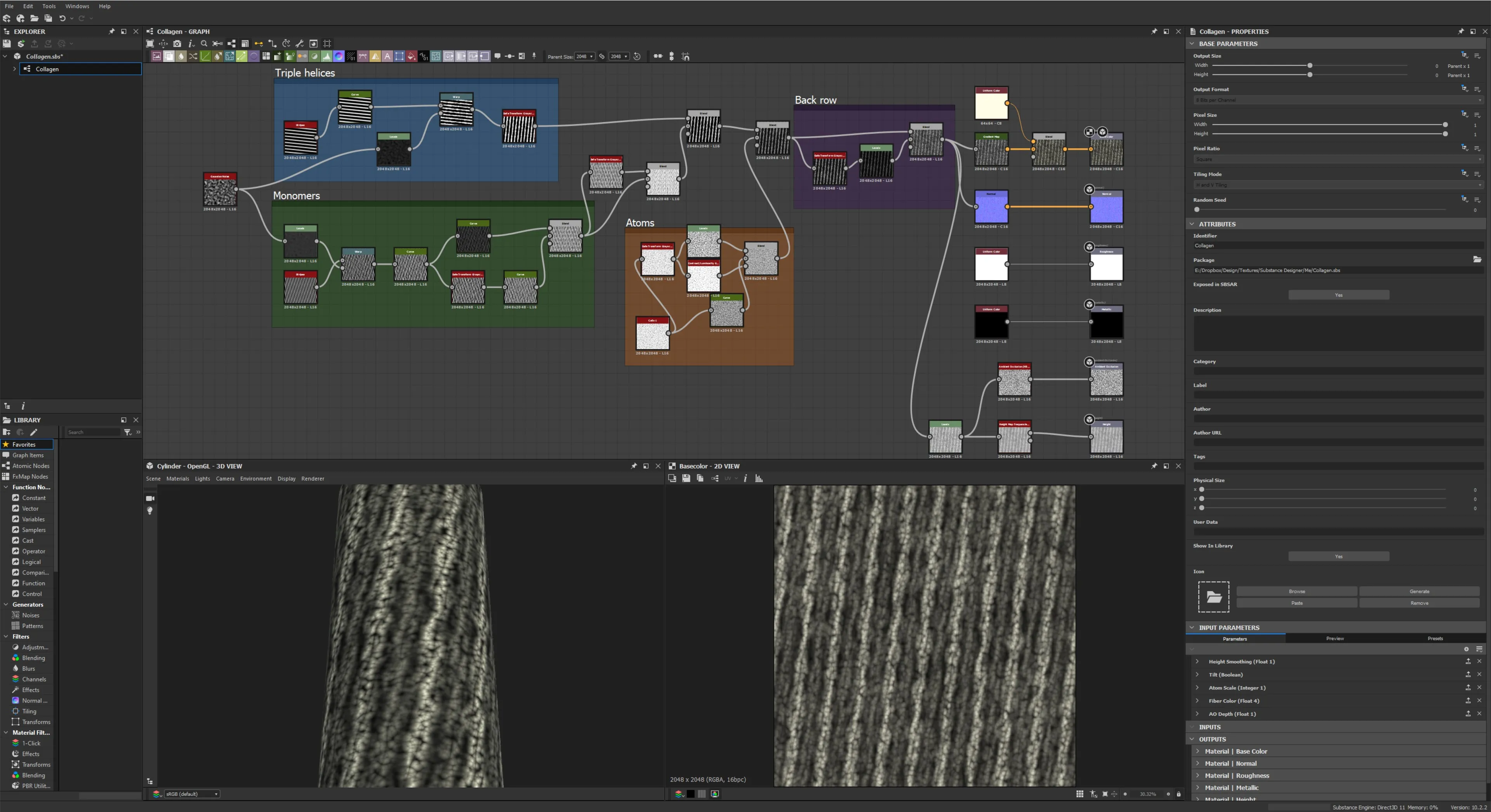 Collagen type II — Substance Designer